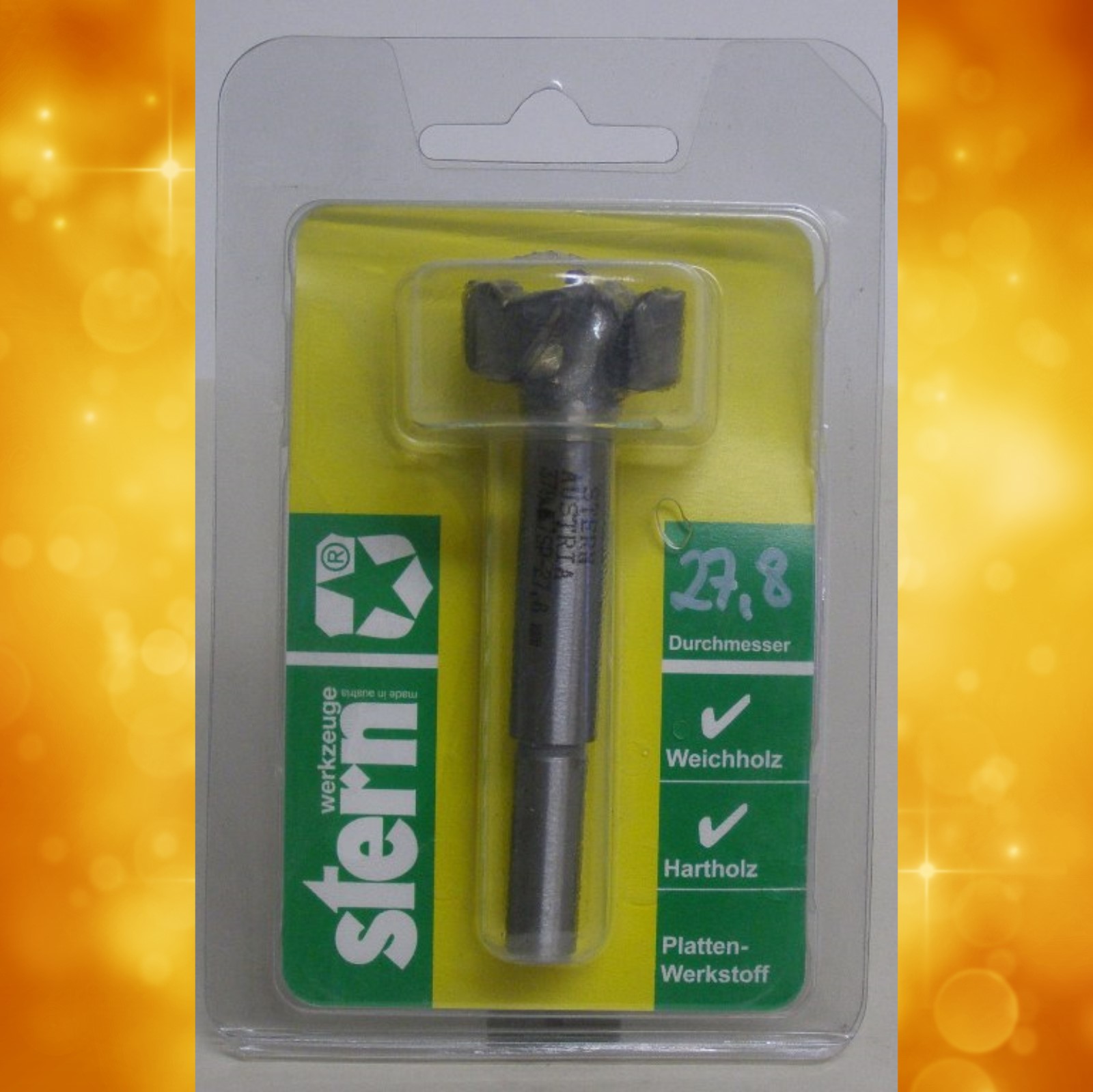 Stern 27.8mm Forstner Bit 570-5278 570-5278